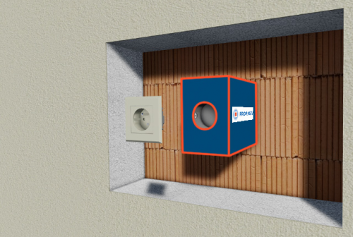 Kotvení elektronických zařízení (kamery, svítidla, zásuvky, vypínače)