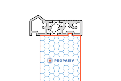 PROPASIV® Profil pod vchodové dveře
Aluprof MB-60