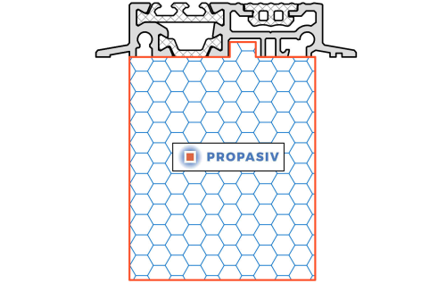 PROPASIV® Profil pod vchodové dveře
Aluprof MB-79N