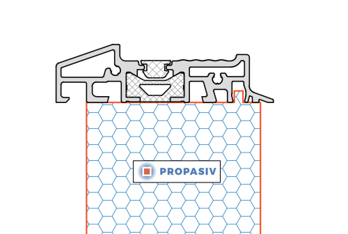 PROPASIV® Profil pod vchodové dveře
Schüco AD UP 75
