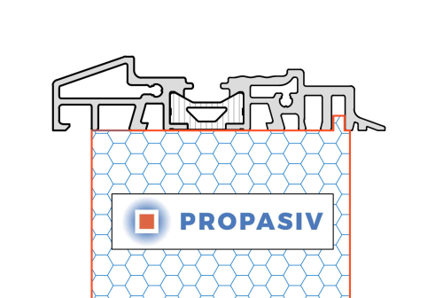 PROPASIV® Profil pod vchodové dveře
Schüco AD UP 90 + SVĚTLÍK