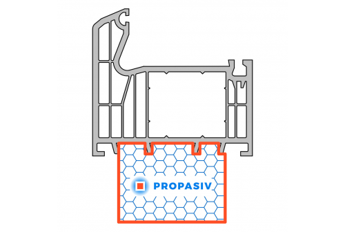PROPASIV® Profil okenní nízký (1175 mm)
Horizont