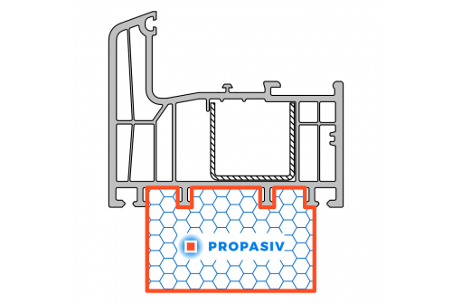 PROPASIV® Profil okenní vysoký (1175 mm)
Inoutic Eforte