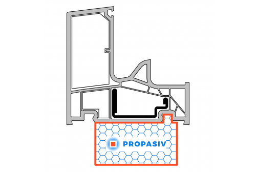 PROPASIV® Profil okenní nízký (1175 mm)
Internorm