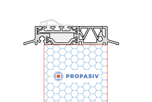 PROPASIV® Profil pod vchodové dveře
Aliplast Genesis 75 (GN SU)
