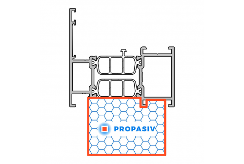 PROPASIV® Profil okenní nízký (1175 mm)
Reynaers CS 77