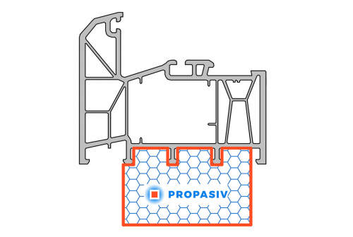 PROPASIV® Profil okenní nízký (1175 mm)
TROCAL 88+