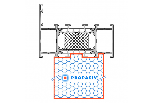 PROPASIV® Profil rozšiřovací
Aliplast Star (Aluhaus 90)