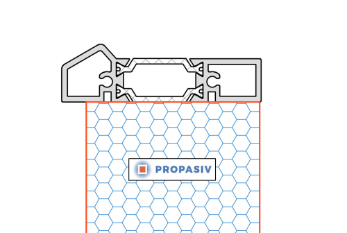 PROPASIV® Profil pod vchodové dveře
Ponzio PE 78N (7516, 7518, 7521)