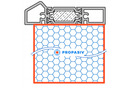 PROPASIV® Profil pod vchodové dveře
Ponzio PE 78N (7516, 7518, 7521)