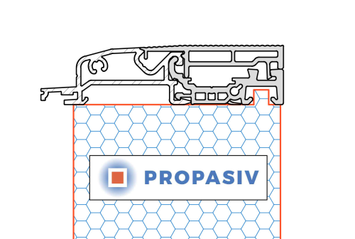 PROPASIV® Profil pod vchodové dveře
Veka Softline 82 (VIGO, Winergetic)