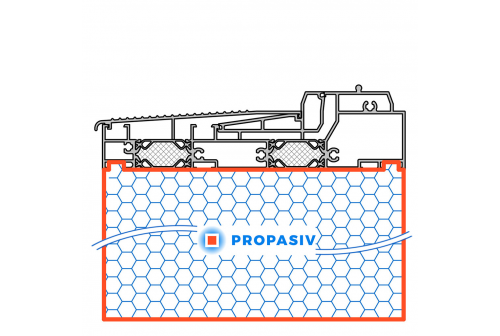 PROPASIV® Profil pod zdvižně-posuvné dveře (HS portal)
Heroal S77 HI SL