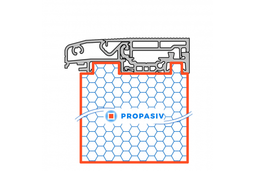 PROPASIV® Profil pod vchodové dveře
VEKA Softline 70 (Topline, Swingline)