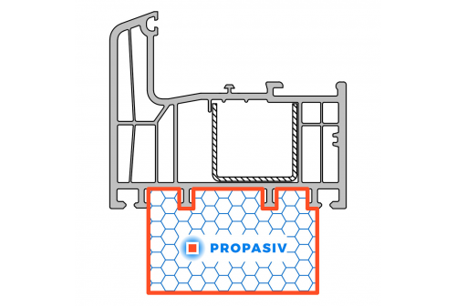 PROPASIV® Profil okenní nízký (1175 mm)
Inoutic Eforte