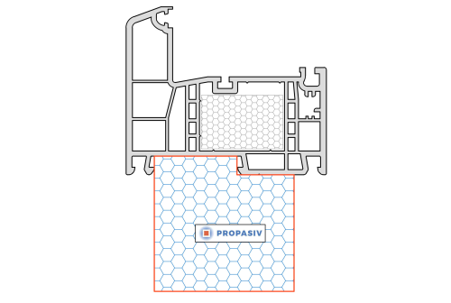 PROPASIV® Profil okenní nízký (1175 mm)
Rehau Geneo