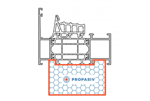 PROPASIV® Profil okenní nízký (1175 mm)
Reynaers MasterLine 8