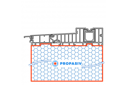 PROPASIV® Profil pod zdvižně-posuvné dveře (HS portal)
ECO PASS IV 92
