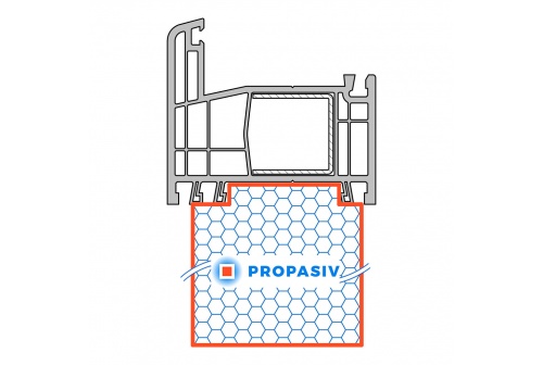 PROPASIV® Profil rozšiřovací
Gealan S 8000 IQ