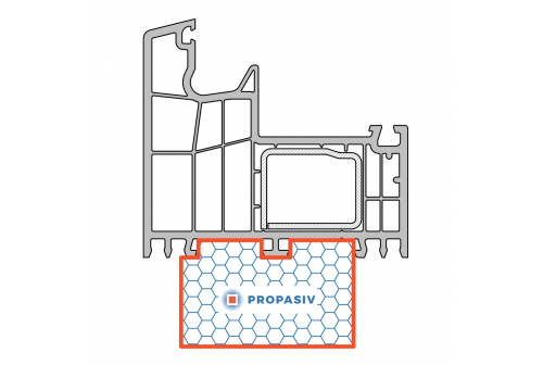 PROPASIV® Profil okenní vysoký (1175 mm)
Salamander Bluevolution 92