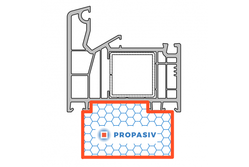 PROPASIV® Profil okenní nízký (1175 mm)
VEKA Softline 76 (VEKA Ineo)