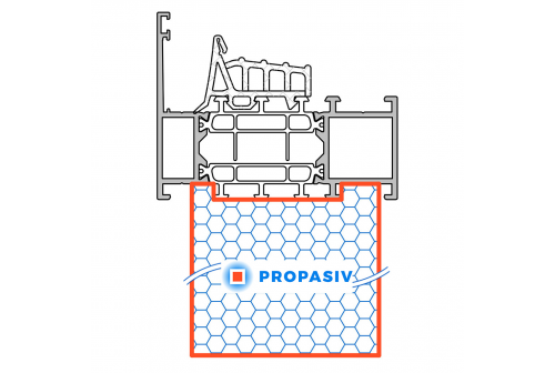 PROPASIV® Profil rozšiřovací
Reynaers MasterLine 8