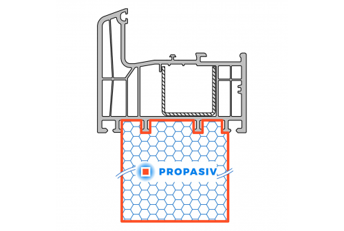 PROPASIV® Profil rozšiřovací
Inoutic (Deceuninck) Eforte
