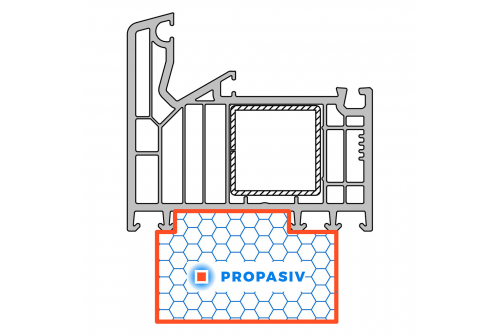 PROPASIV® Profil okenní nízký (1175 mm)
Veka Softline 82