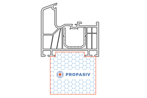 PROPASIV® Profil rozšiřovací
Inoutic(Deceuninck) Prestige / Elegant